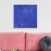 Toile Bateau de croisière (Insitu(Salon))