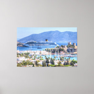 Toile Bateau De Croisière Et Château De Bodrum