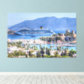Toile Bateau De Croisière Et Château De Bodrum (Insitu (Plancher de Bois))