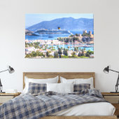 Toile Bateau De Croisière Et Château De Bodrum (Insitu(Chambre))