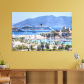 Toile Bateau De Croisière Et Château De Bodrum (Insitu(Salon))