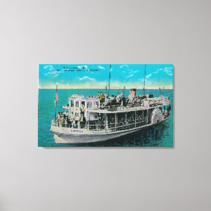 Toile Bateau de fond en verre dans Avalon, île de