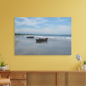 Toile Bateau de pêche à la plage (Insitu(Salon))