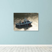 Toile Bateau de pêche, Baie Cardiff (Insitu (Plancher de Bois))