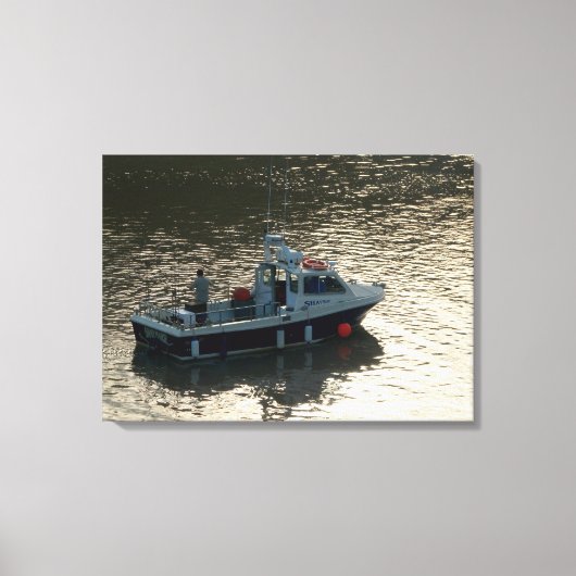 Toile Bateau de pêche, Baie Cardiff (Recto)
