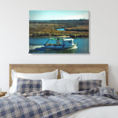 Toile Bateau de pêche dans le Bayou (Insitu(Chambre))