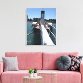 Toile Bateau de pêche dans le port (Insitu(Salon))