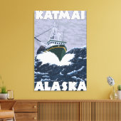 Toile Bateau de pêche - Katmai, Alaska (Insitu(Salon))