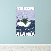 Toile Bateau de pêche - Yukon, Alaska (Insitu (Plancher de Bois))