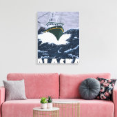 Toile Bateau de pêche - Yukon, Alaska (Insitu(Salon))
