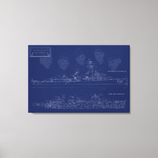 Toile Bateau Musée The Sullivans Plan avec Frères