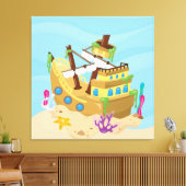 Toile Bateau Pirate (Insitu(Salon))