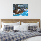 Toile Bateau pirate dans la tempête (Insitu(Chambre))
