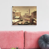 Toile Bateau sous la neige (Insitu(Salon))