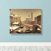 Toile Bateau sous la neige (Insitu (Plancher de Bois))