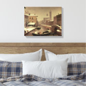 Toile Bateau sous la neige (Insitu(Chambre))