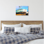 Toile Bateau sur la plage (Insitu(Chambre))