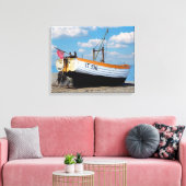 Toile Bateau sur la plage (Insitu(Salon))