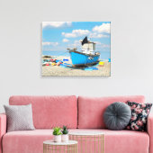 Toile Bateau sur la plage (Insitu(Salon))