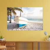 Toile Bateau sur la plage (Insitu(Salon))