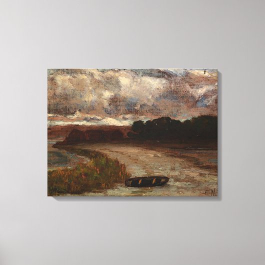 Toile Bateau sur le rivage - Edward Mitchell Bannister (Recto)