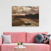 Toile Bateau sur le rivage - Edward Mitchell Bannister (Insitu(Salon))