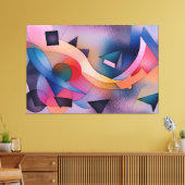 Toile "Bateau sur l'eau" Art Abstrait contemporain (Insitu(Salon))