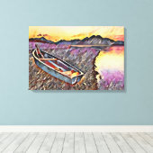 Toile bateau vintage (Insitu (Plancher de Bois))