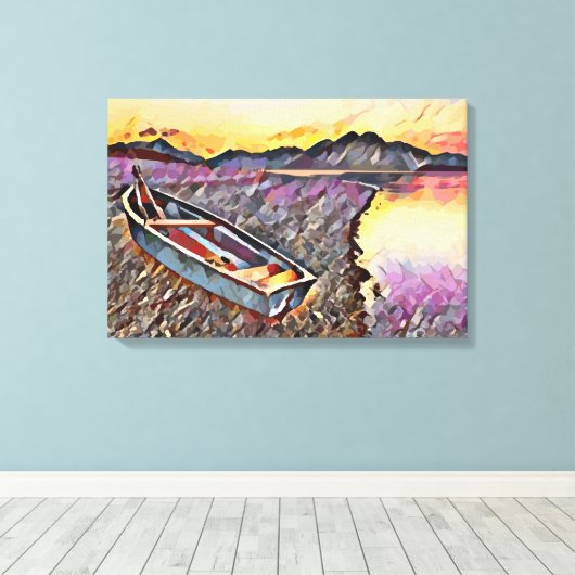 Toile bateau vintage (Insitu (Plancher de Bois))