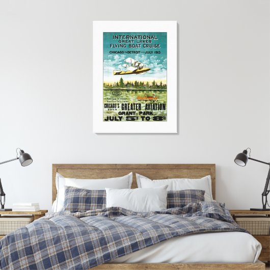 Toile Bateau volant des Grands Lacs (Insitu(Chambre))