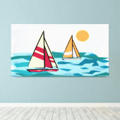 Toile Bateaux (Insitu (Plancher de Bois))