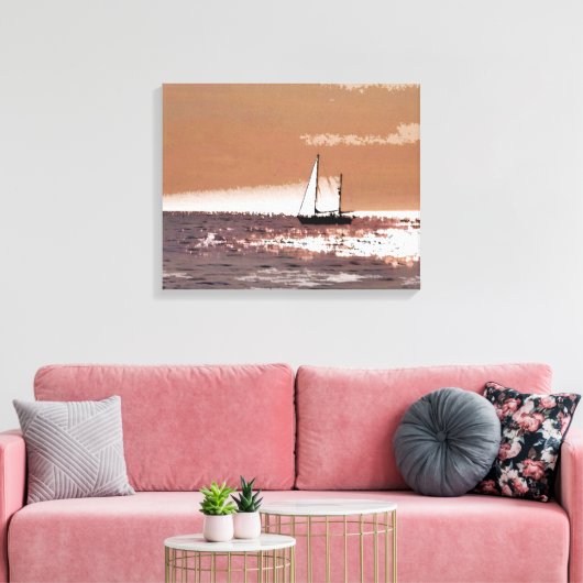 TOILE BATEAUX À VOILE (Insitu(Salon))