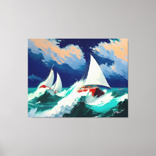 Toile Bateaux à voile Courses en Mer Lourde