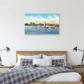 Toile Bateaux à voile dans Lewis Bay, Englewood Beach Vi (Insitu(Chambre))