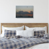 Toile Bateaux à voile dans Sunset Tropical Seascape (Insitu(Chambre))