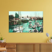 Toile Bateaux à voile sur Napa River Scene Napa, CA (Insitu(Salon))