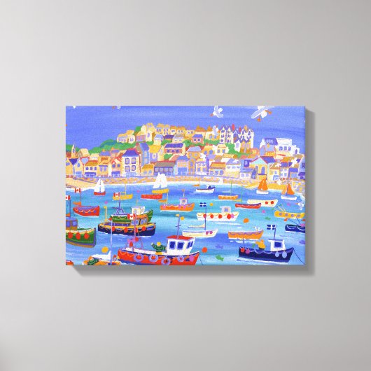 Toile Bateaux dans le port, St Ives (Recto)