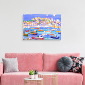 Toile Bateaux dans le port, St Ives (Insitu(Salon))