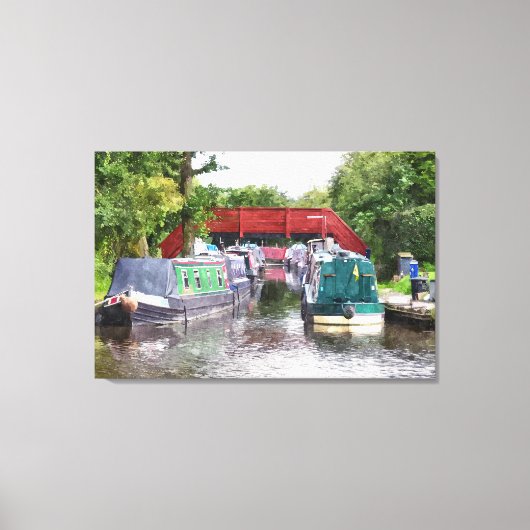 TOILE BATEAUX DE CANAL (Recto)