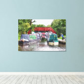 TOILE BATEAUX DE CANAL (Insitu (Plancher de Bois))