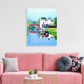 TOILE BATEAUX DE CANAL (Insitu(Salon))