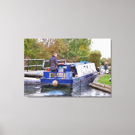 TOILE BATEAUX DE CANAL (Recto)
