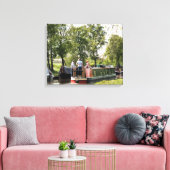 TOILE BATEAUX DE CANAL (Insitu(Salon))