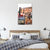 TOILE BATEAUX DE CANAL (Insitu(Chambre))