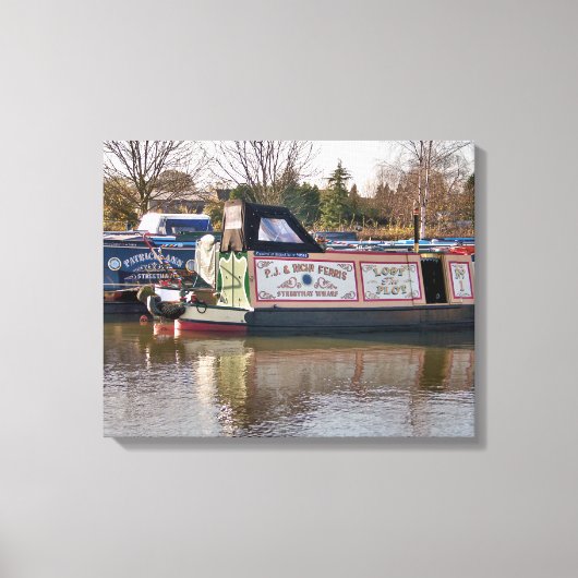 TOILE BATEAUX DE CANAL (Recto)
