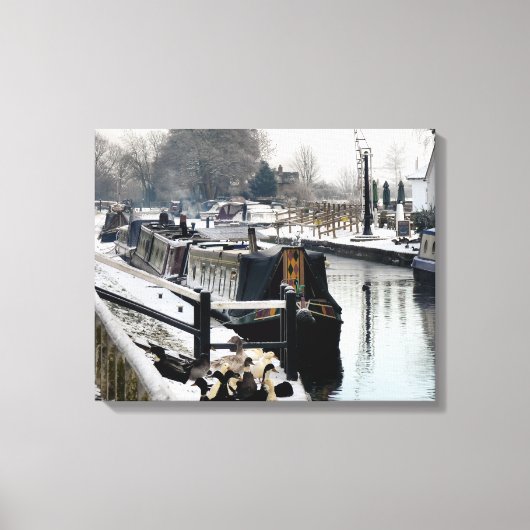 TOILE BATEAUX DE CANAL (Recto)