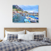 Toile Bateaux de Capri Art Photo Italien (Insitu(Chambre))