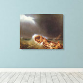 Toile Bateaux de Dieppe Retour de la pêche (Insitu (Plancher de Bois))