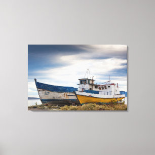 Toile  Bateaux de pêche
