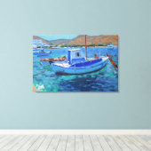 Toile Bateaux de pêche (Insitu (Plancher de Bois))